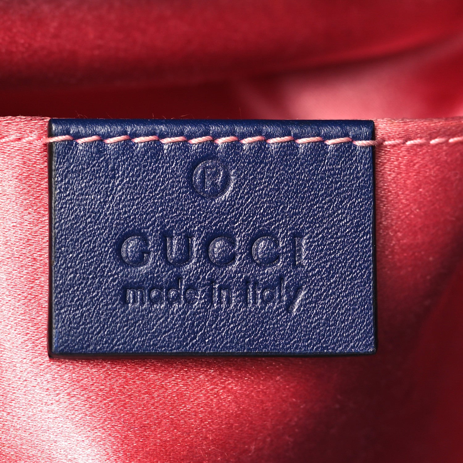 Gucci Velvet Matelasse GG Marmont Bucket Bag Cobalt Blue 6 of 10