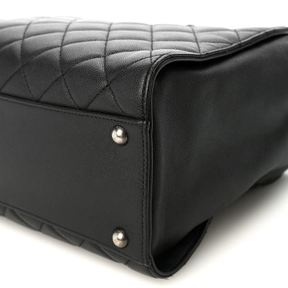 Chanel Caviar Quilted Medium CC Bucket Bag Black 9 of 10