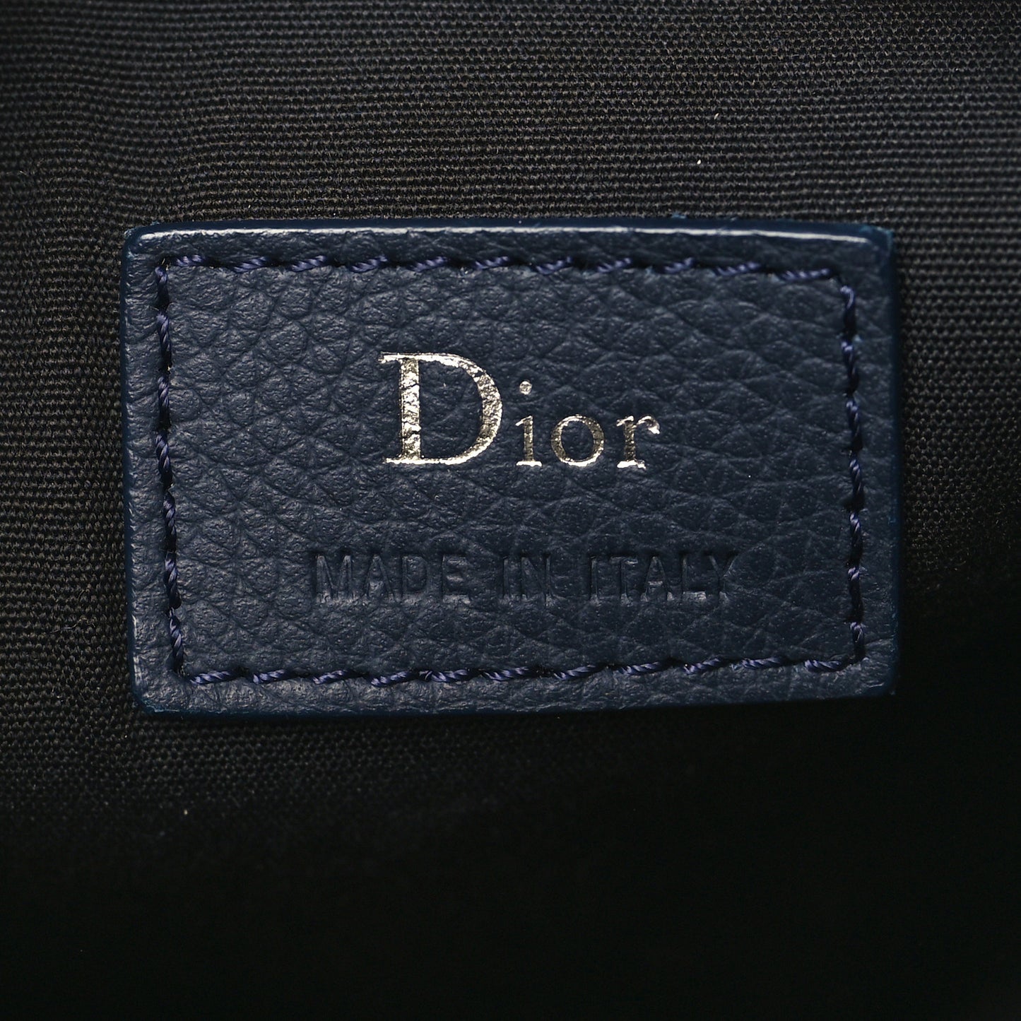 HOMME Grained Calfskin Mens Roller Pouch Blue