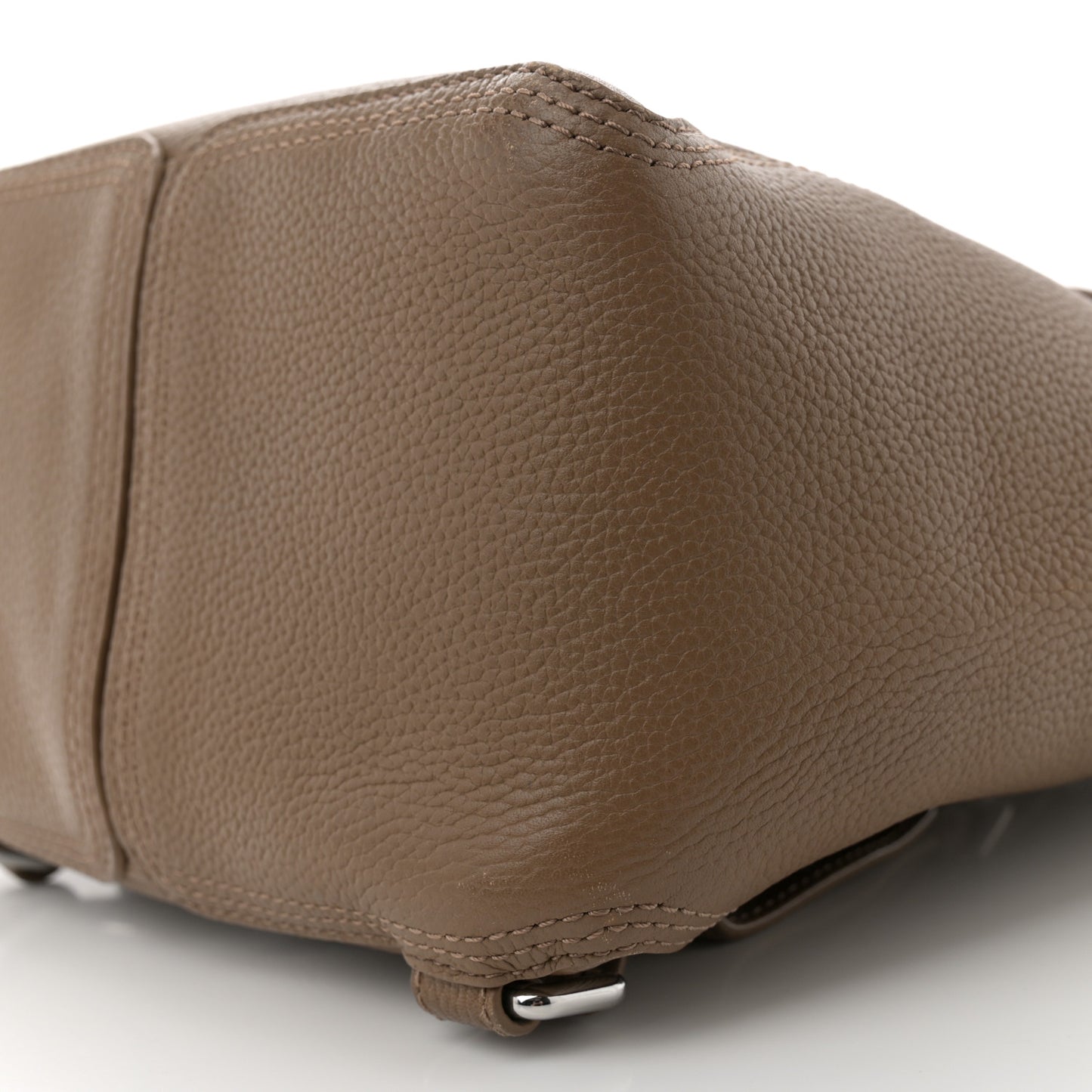 Pebbled Calfskin Pashli Backpack Mushroom