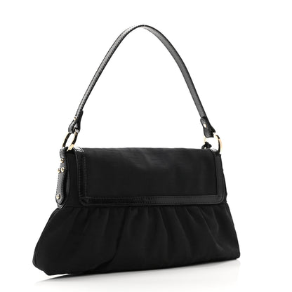 Fendi Zucchino Small Chef Shoulder Bag Black 3 of 12