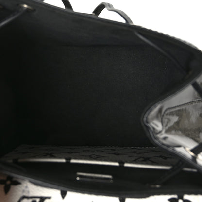 Louis Vuitton Patent Monogram Hot Springs Backpack Black White 5 of 10