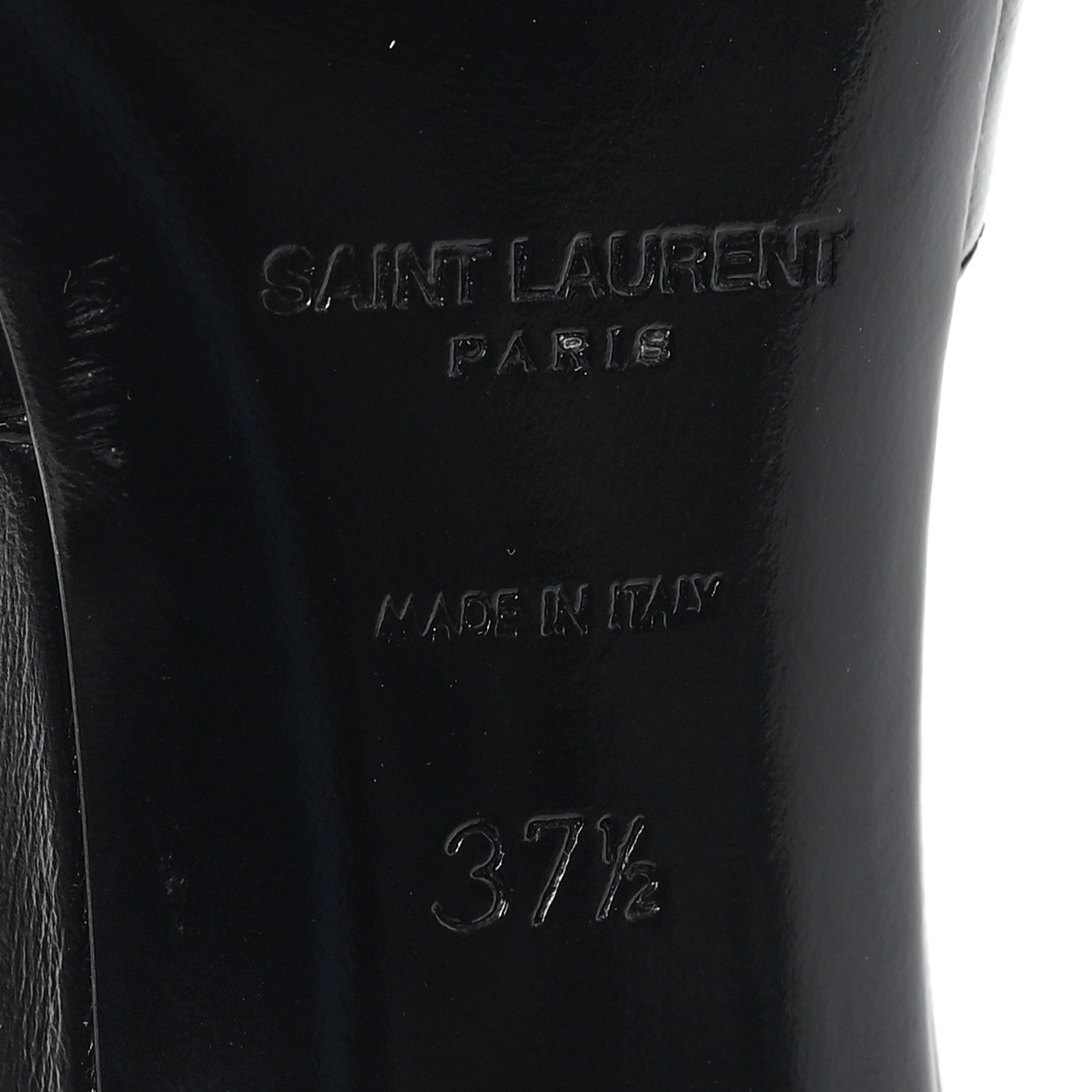 Saint Laurent Nappa Sugar Babylone 90 Mules 37.5 Black 7 of 10