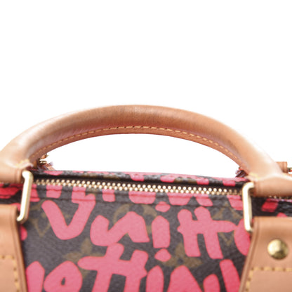 Louis Vuitton Monogram Graffiti Speedy 30 Fuchsia 13 of 13
