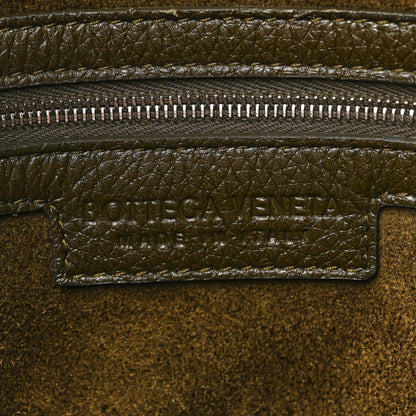 Bottega Veneta Deerskin Intrecciato Medium Traveler Hobo Kaki 6 of 10