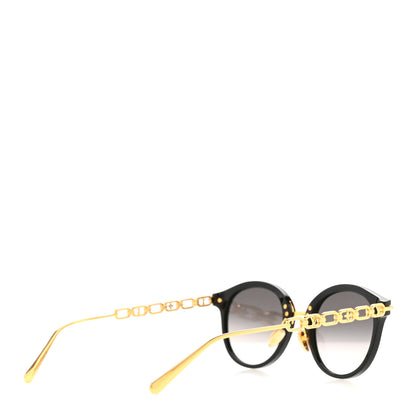 Louis Vuitton Acetate Metal My LV Chain Two Round Sunglasses Z2112U Black 4 of 7