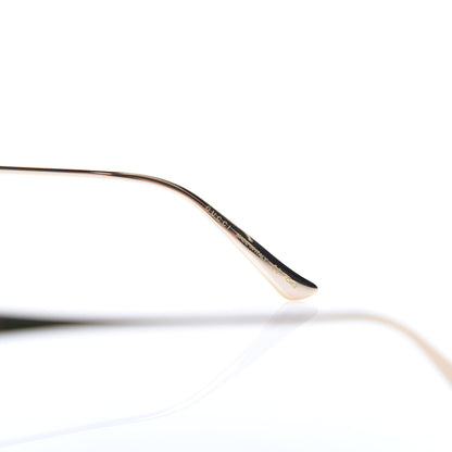Gucci Metal Oversized Round Frame GG0225S Sunglasses Gold 6 of 8
