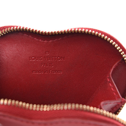 Louis Vuitton Vernis Coeur Heart Coin Purse Pomme D'Amour 4 of 7