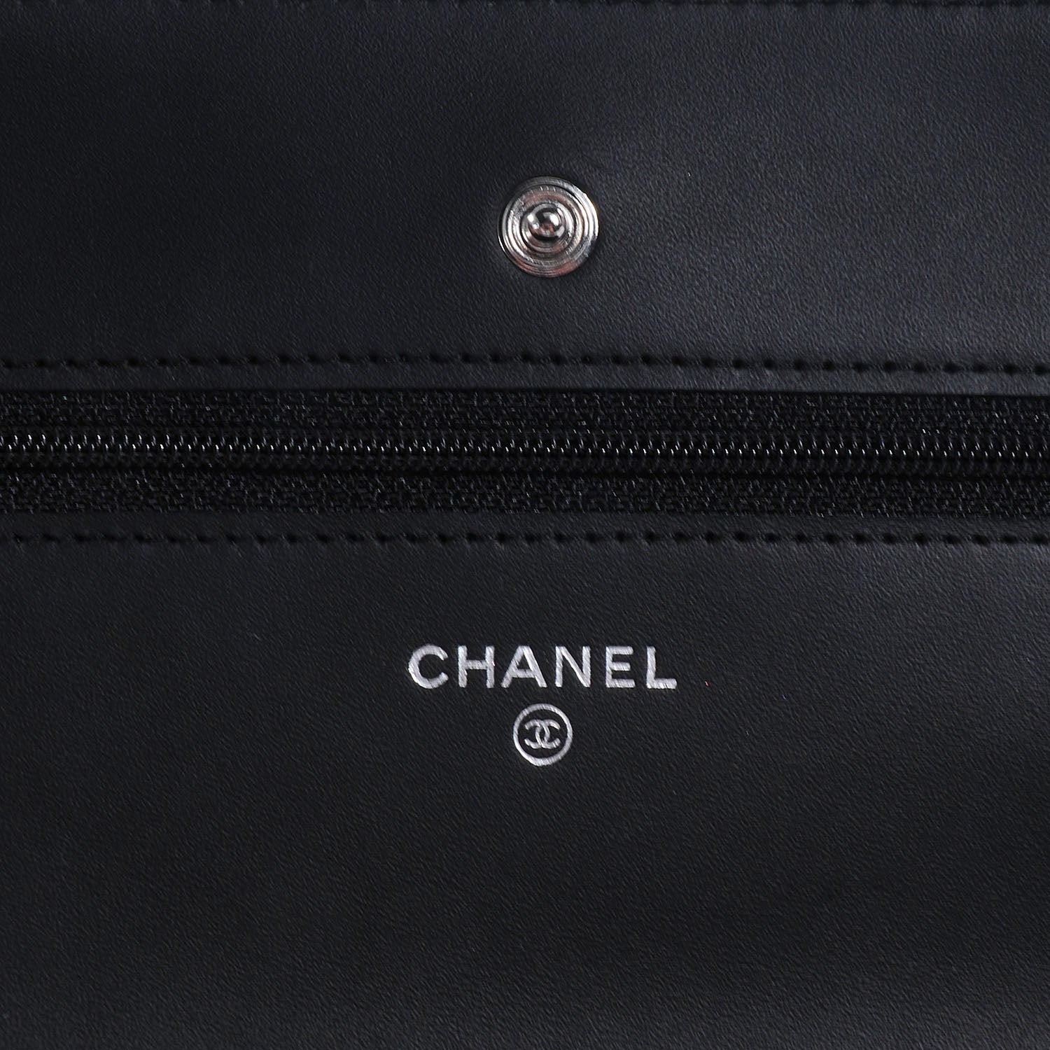Chanel Caviar Wallet on Chain WOC Black 6 of 10