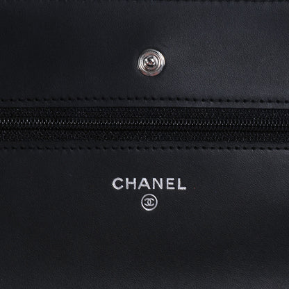 Chanel Caviar Wallet on Chain WOC Black 6 of 10