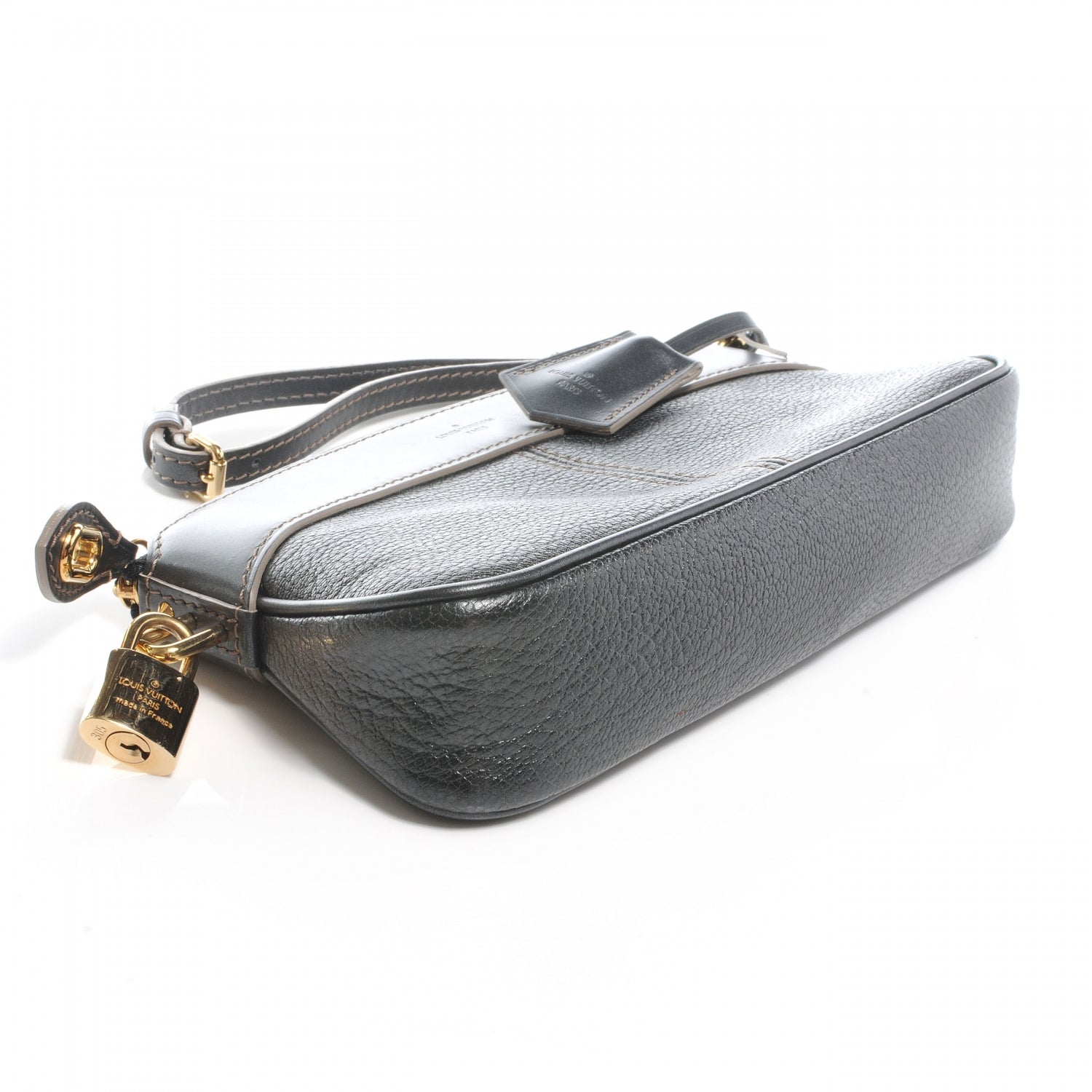 Louis Vuitton Suhali Lockit Clutch Chrome 4 of 8