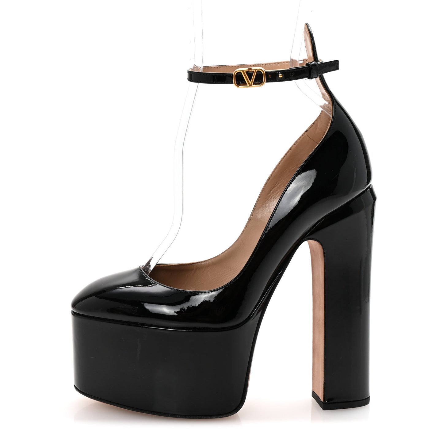 Patent Tan-Go 55/155mm Platform Sandals 35.5 Black