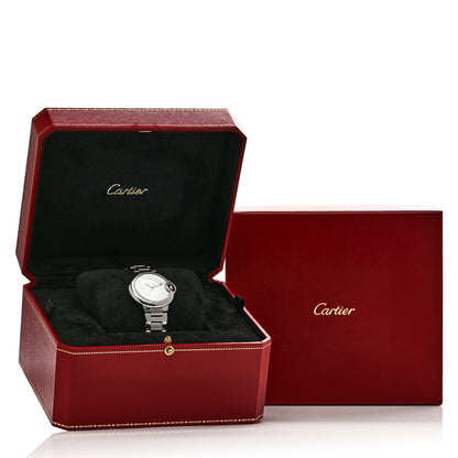Cartier Stainless Steel 33mm Ballon Bleu De Cartier Automatic Watch Ice Blue 5 of 5