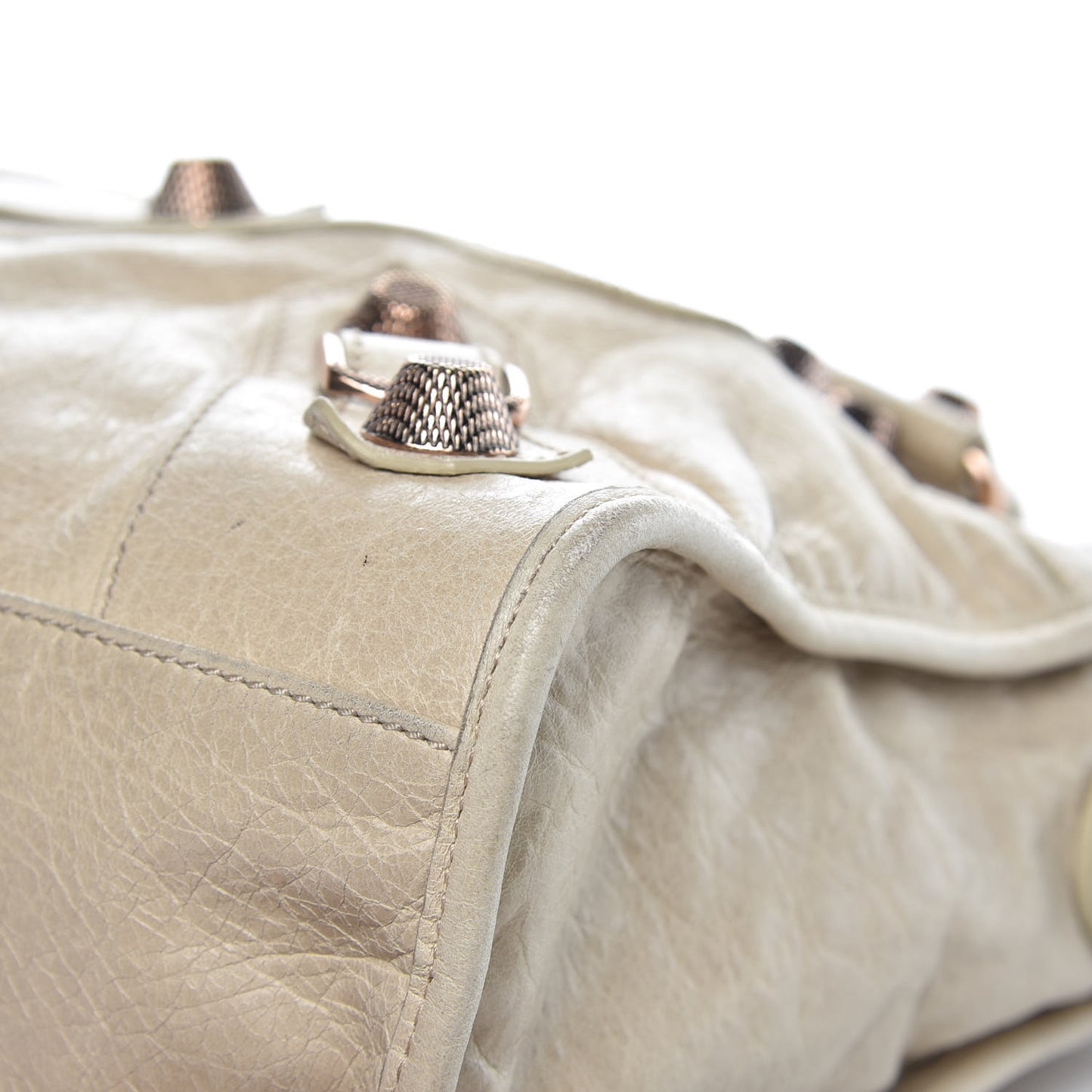 Agneau Giant 21 Rose Gold Hardware City Praline