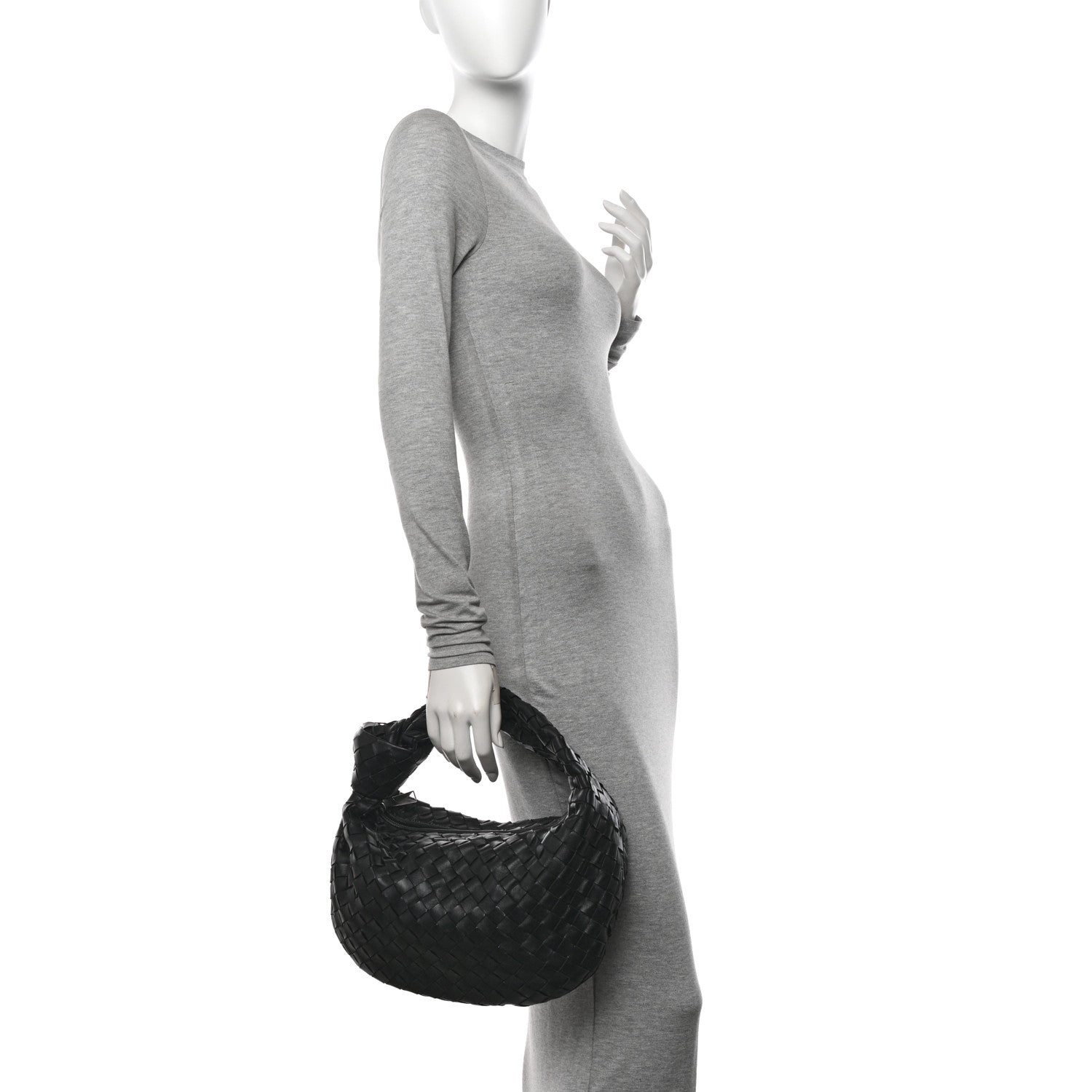 Bottega Veneta Nappa Intrecciato Teen Jodie Hobo Black 2 of 10