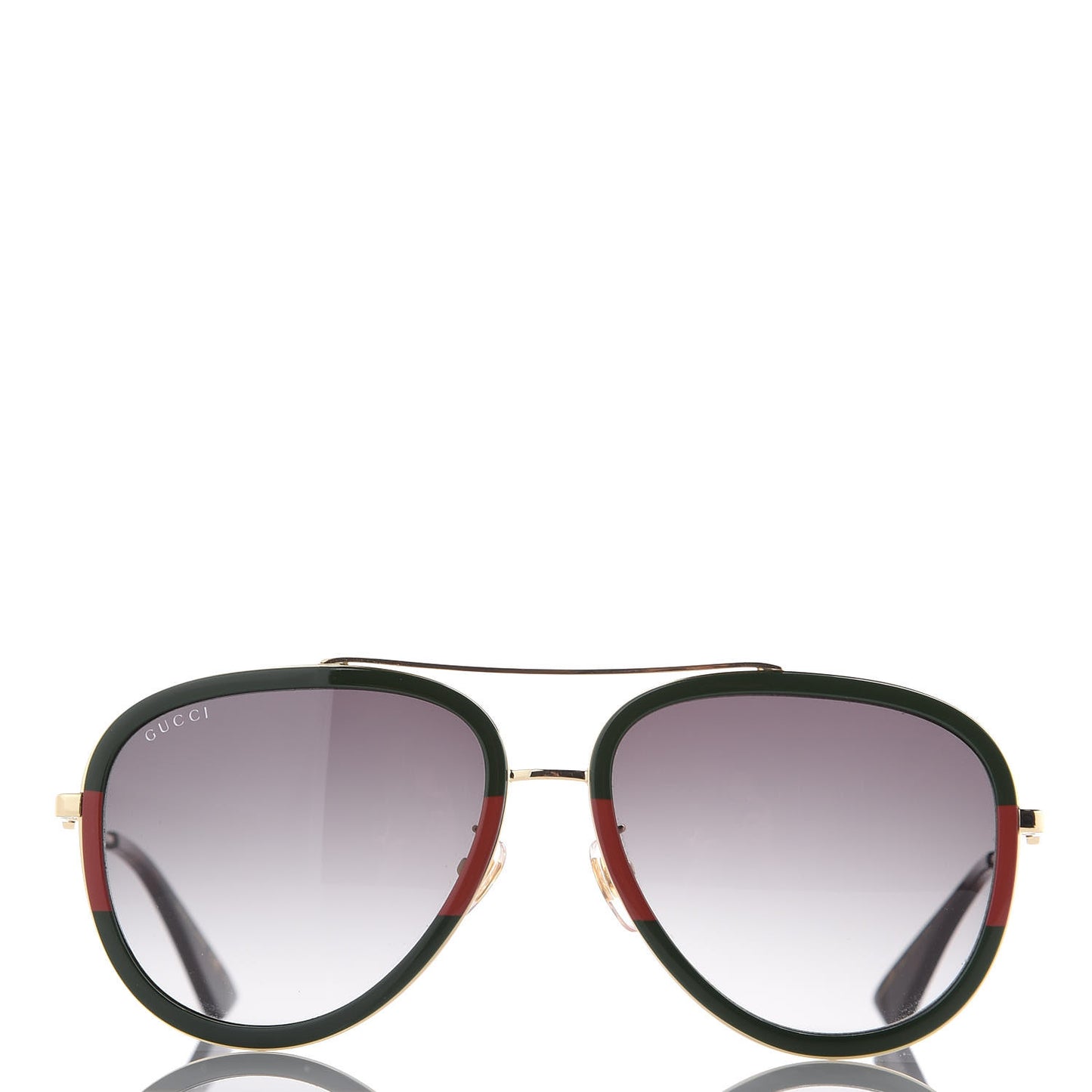 Web Aviator Sunglasses GG0062S Green Red