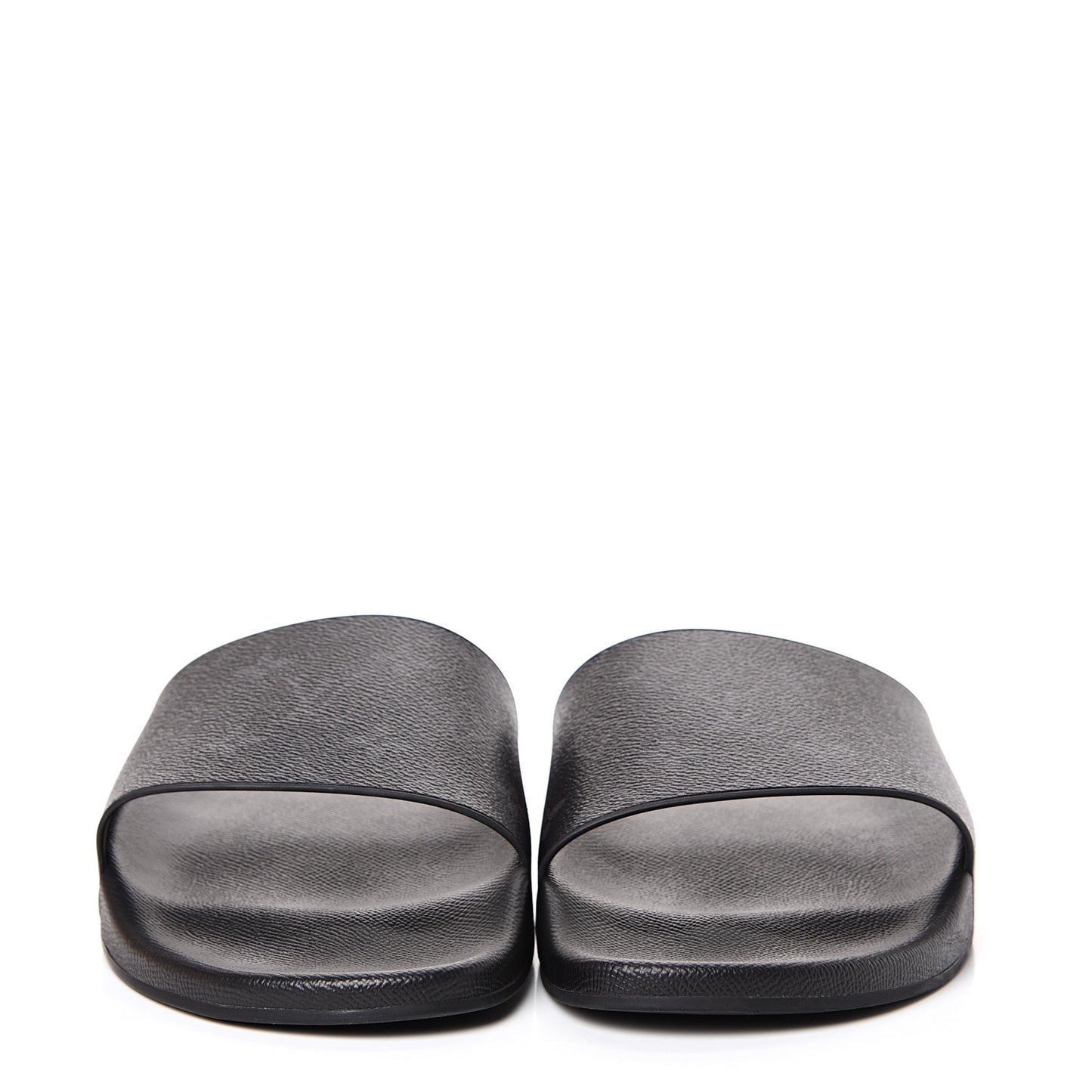 Rubber Monogram Eclipse Mens Waterfront Mules 12 Black