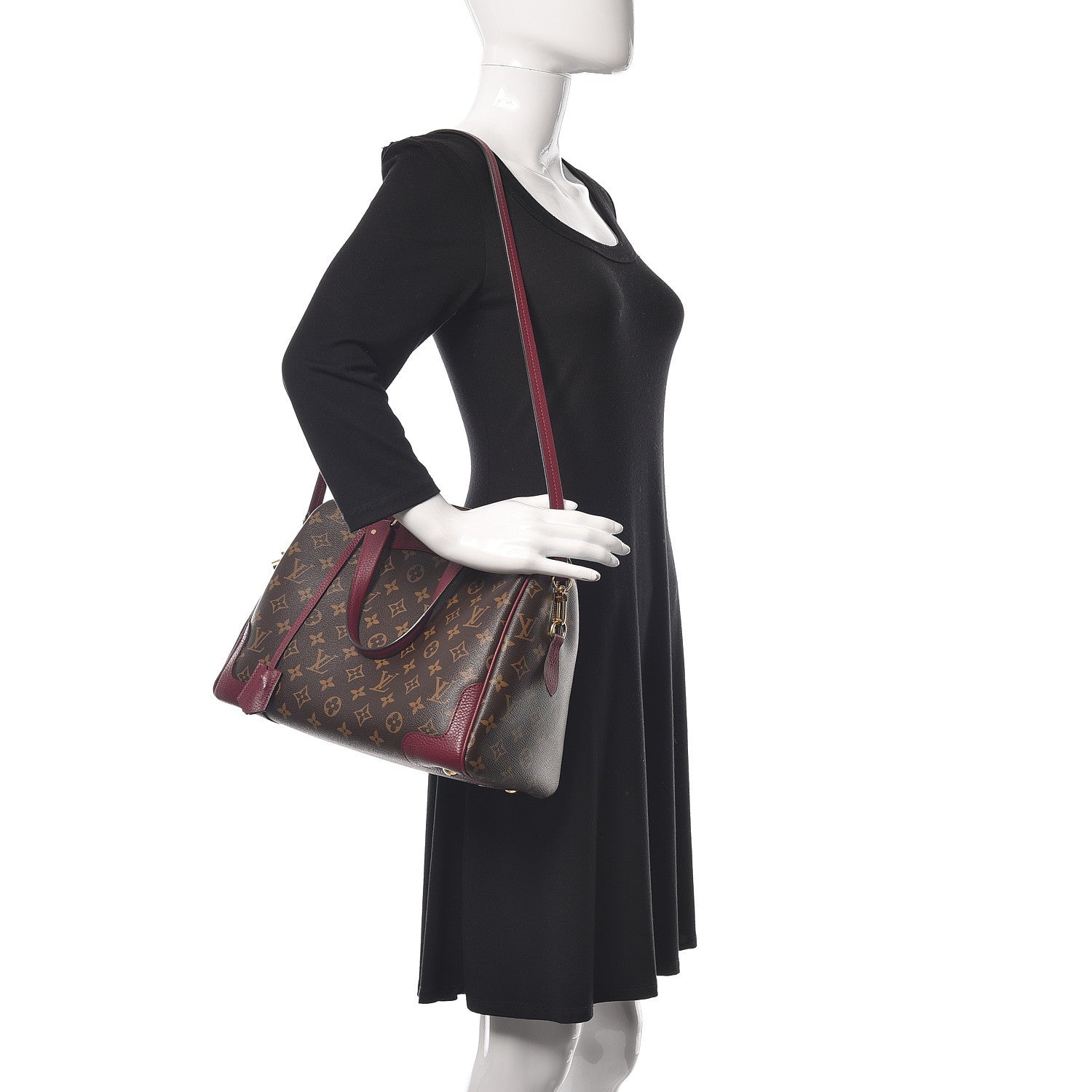 Louis Vuitton Monogram Retiro NM Raisin 3 of 10