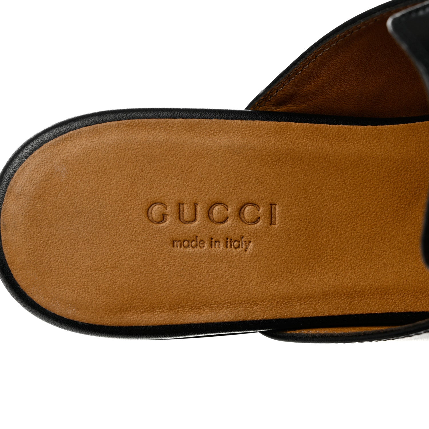 Gucci Calfskin Womens Princetown Slippers 36 Black 6 of 9
