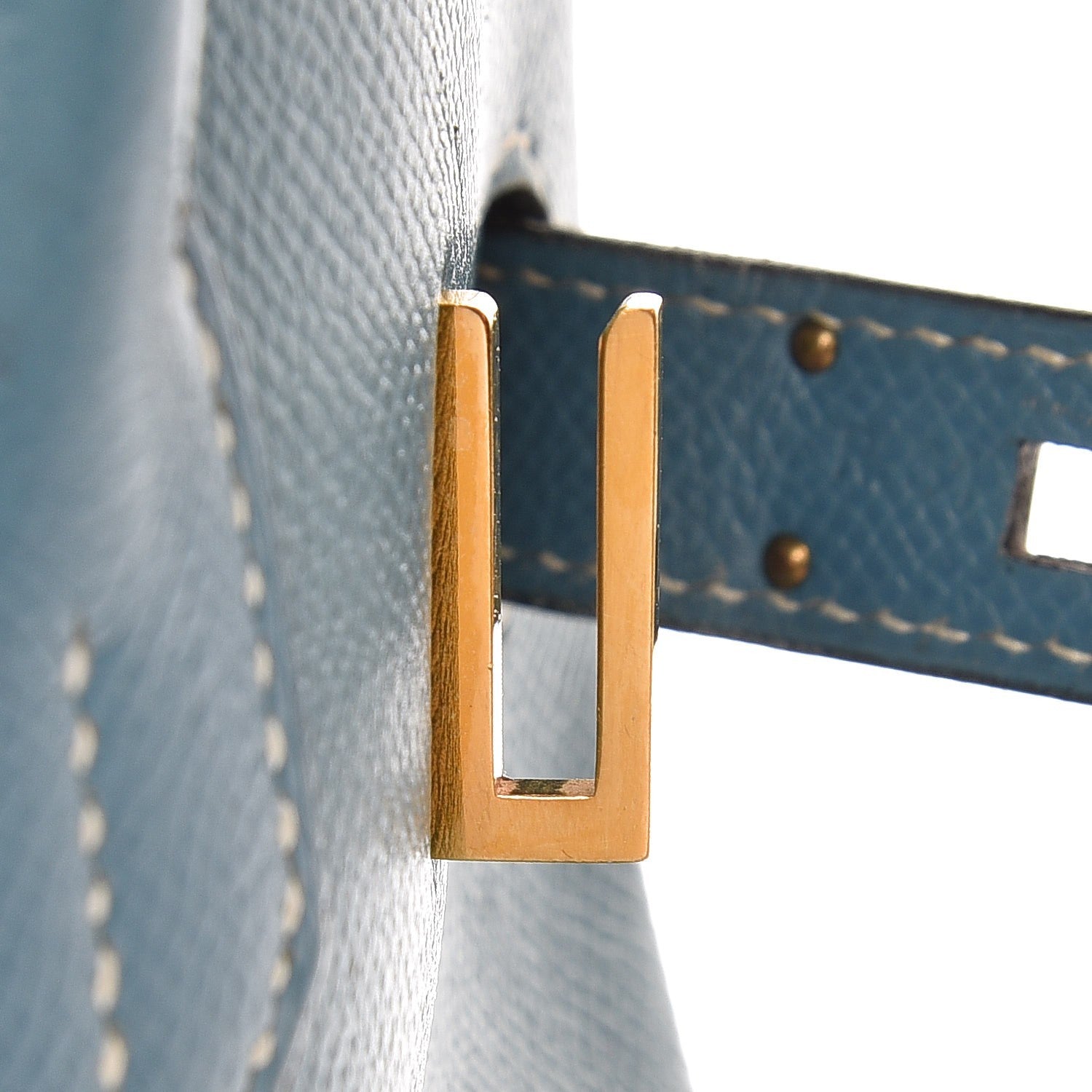 Hermes Epsom Birkin 35 Blue Jean 26 of 43