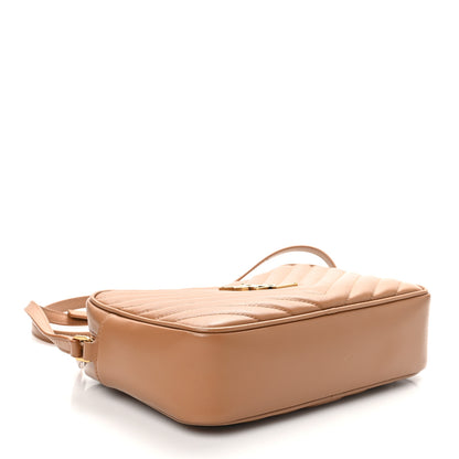 Saint Laurent Calfskin Matelasse Monogram Lou Camera Bag Cinnamon 4 of 10