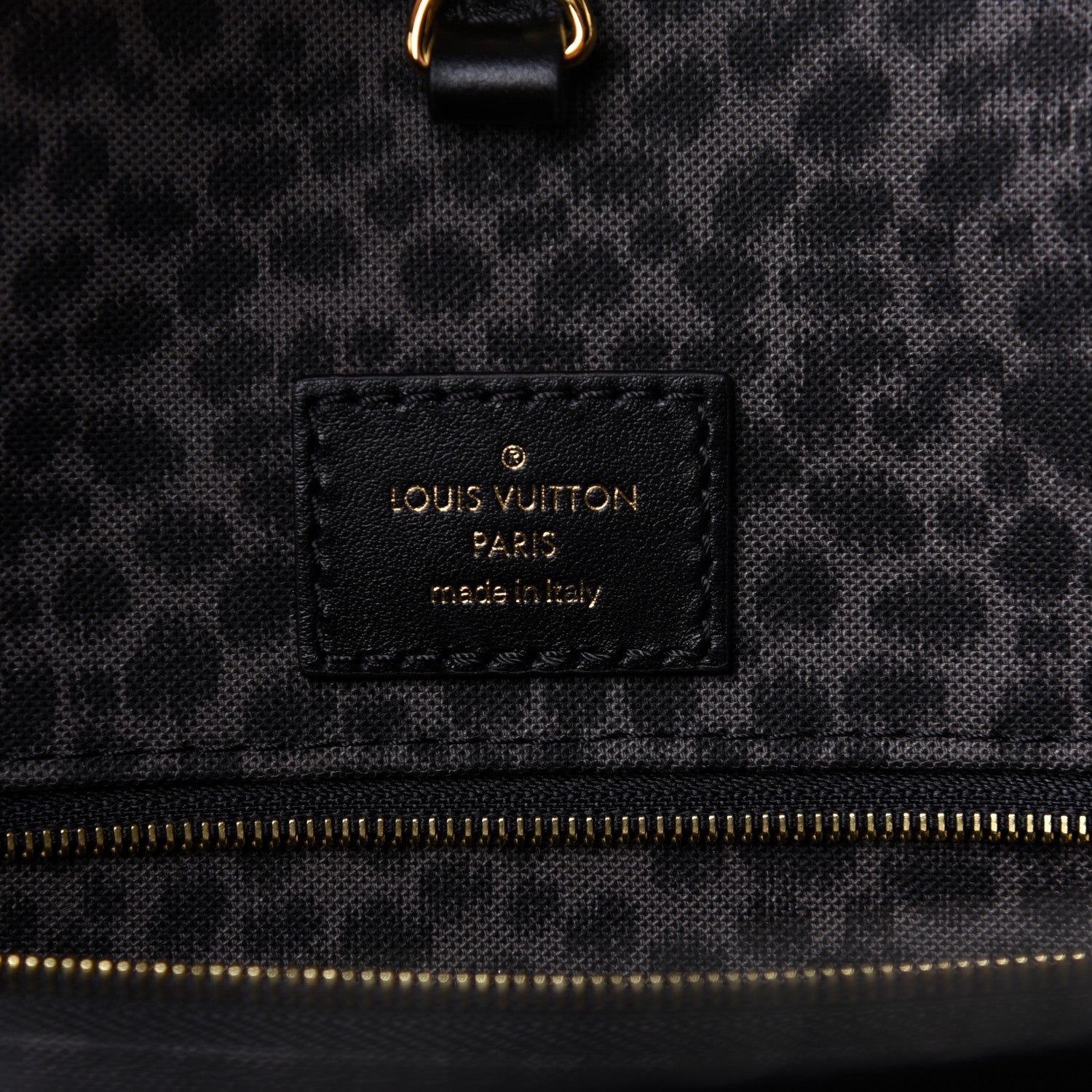 Louis Vuitton Monogram Giant Wild At Heart Onthego GM Black 5 of 10