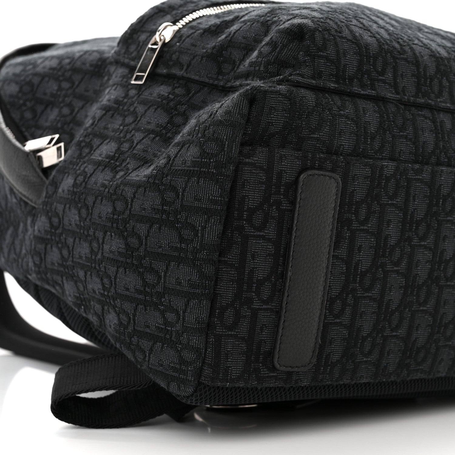 Christian Dior Oblique Calfskin Rider Backpack Black 8 of 9