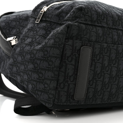 Christian Dior Oblique Calfskin Rider Backpack Black 8 of 9