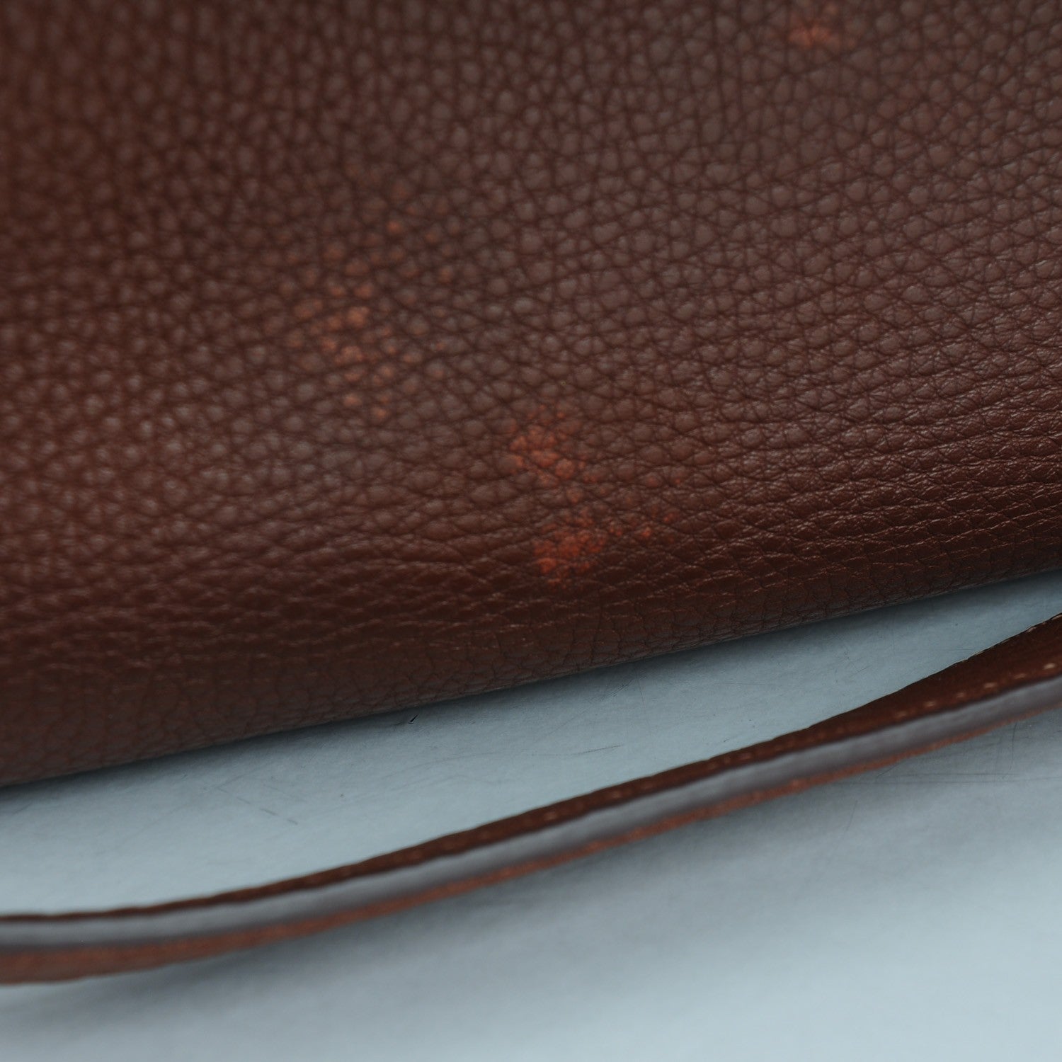 Prada Vitello Daino Tote Palissandro 10 of 11