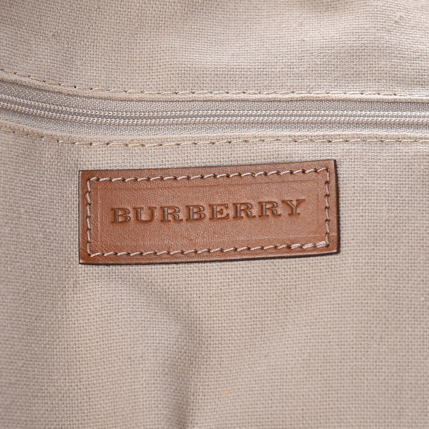 Burberry Haymarket Check Medium Orchard Bowling Bag Brown 7 of 12