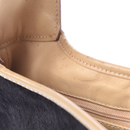 Gucci Calfskin Pony Hair Jackie O Hobo Brown Black 12 of 15