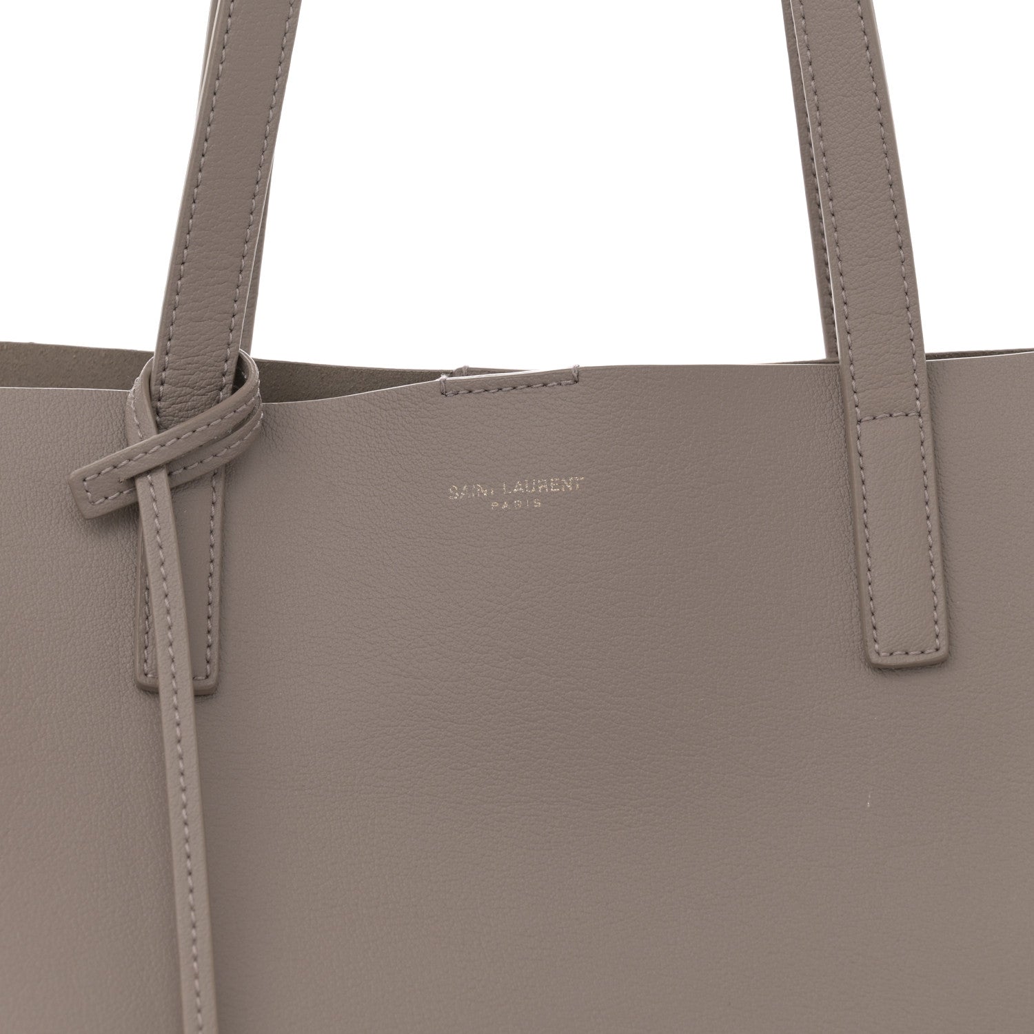 Saint Laurent Calfskin Large Shopping Tote Mink 9 of 11