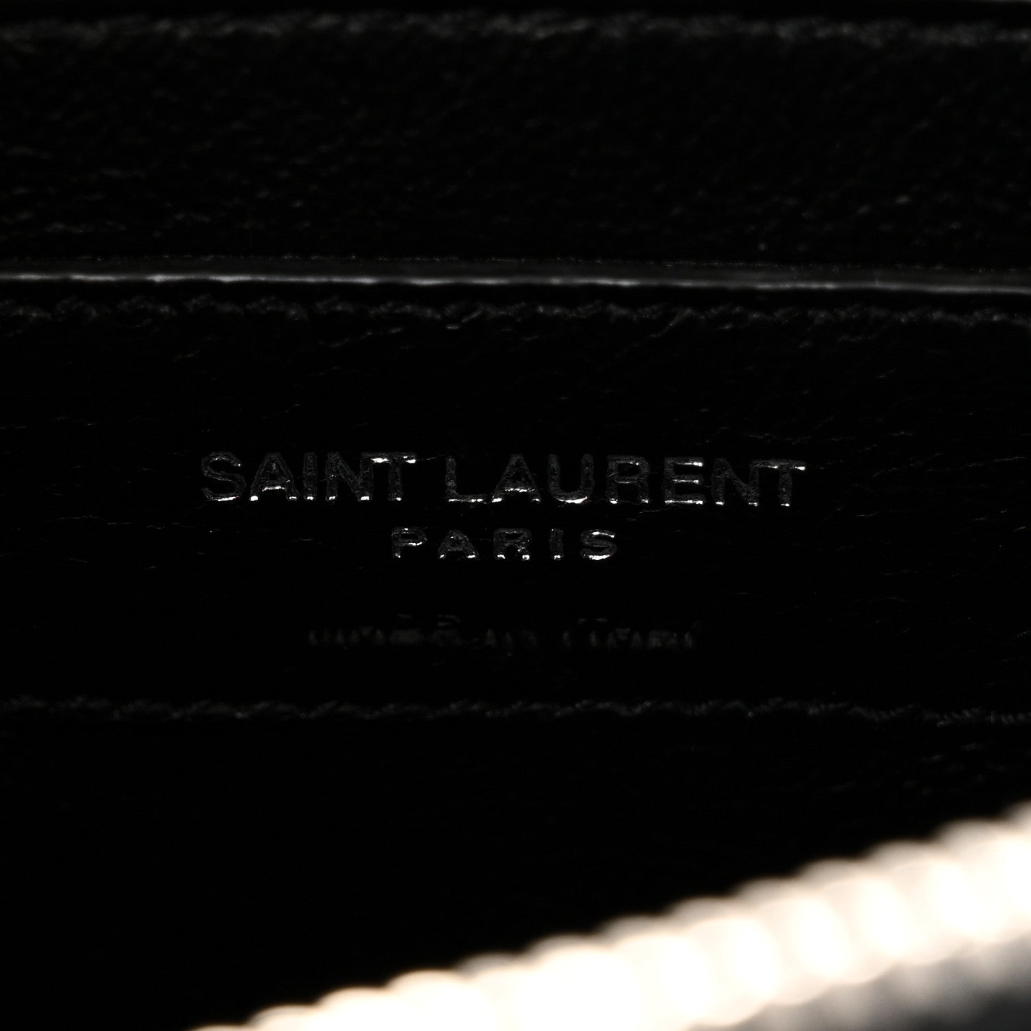 Saint Laurent Calfskin Y Quilted Monogram Small Loulou Chain Satchel Black 6 of 10