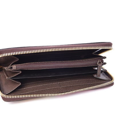 Gucci GG Supreme Monogram Bengal Zip Around Wallet Beige Pink 5 of 8