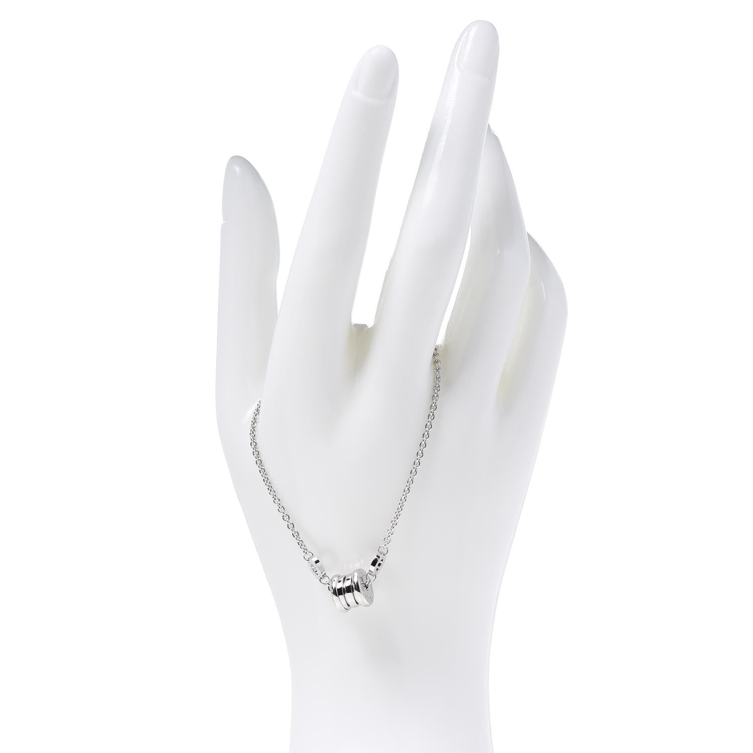 Bulgari 18K White Gold B.Zero1 Bracelet 2 of 4