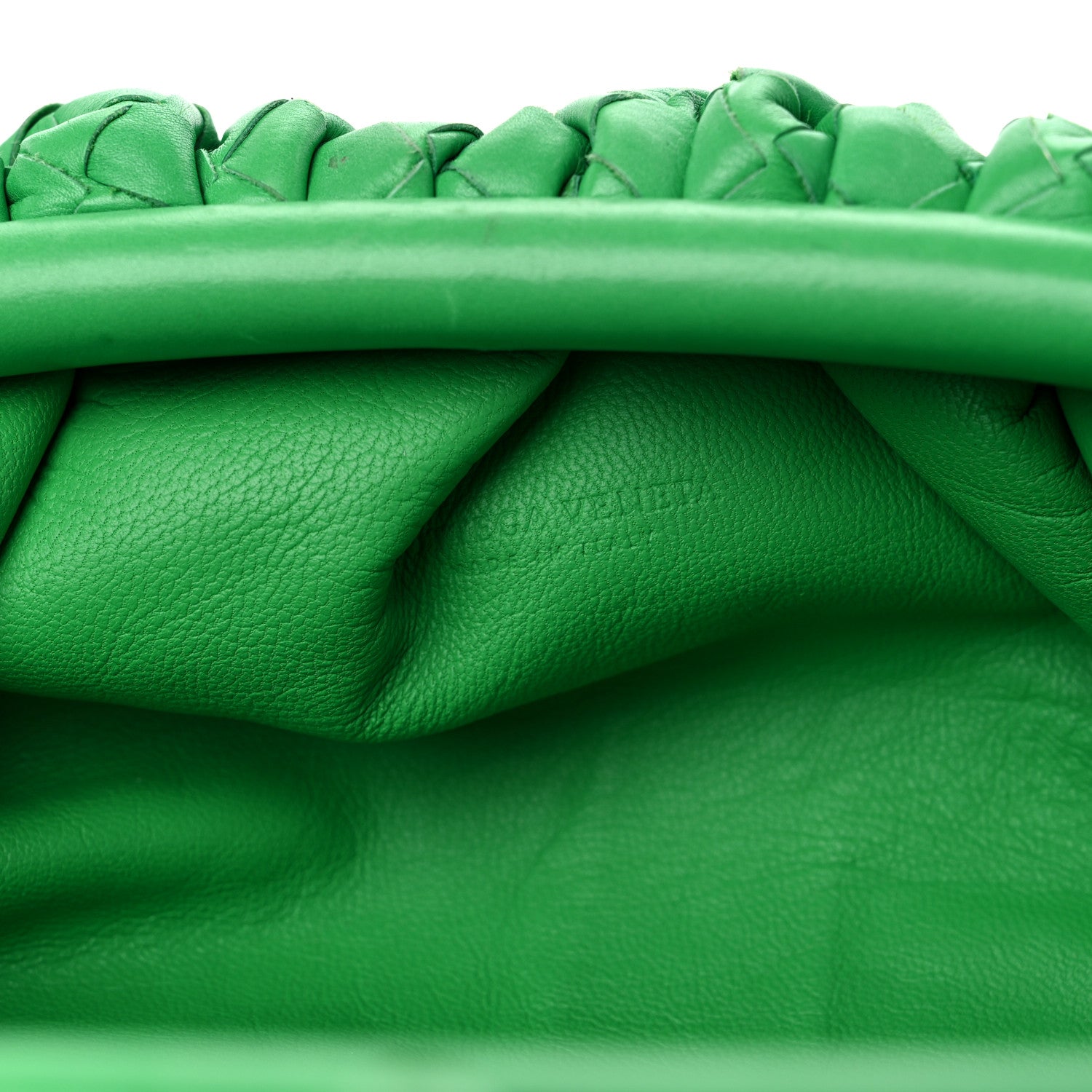 Bottega Veneta Nappa Intrecciato The Mini Pouch Clutch Parakeet 6 of 8