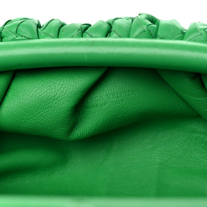 Bottega Veneta Nappa Intrecciato The Mini Pouch Clutch Parakeet 6 of 8