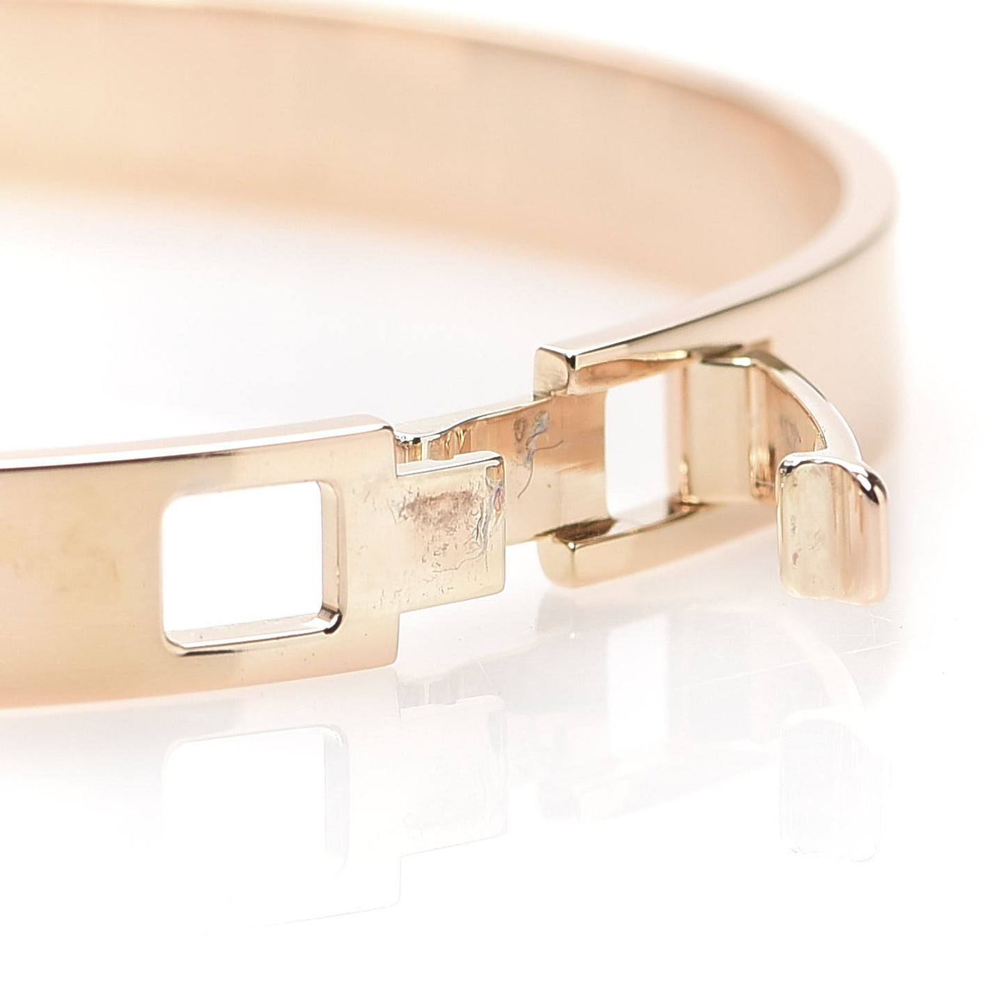 18K Rose Gold Diamond PM H D'Ancre Bracelet SH