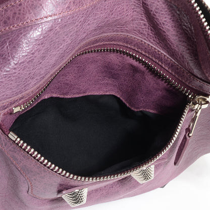 Balenciaga Agneau Giant 21 Silver Hardware Day Hobo Murier 9 of 11