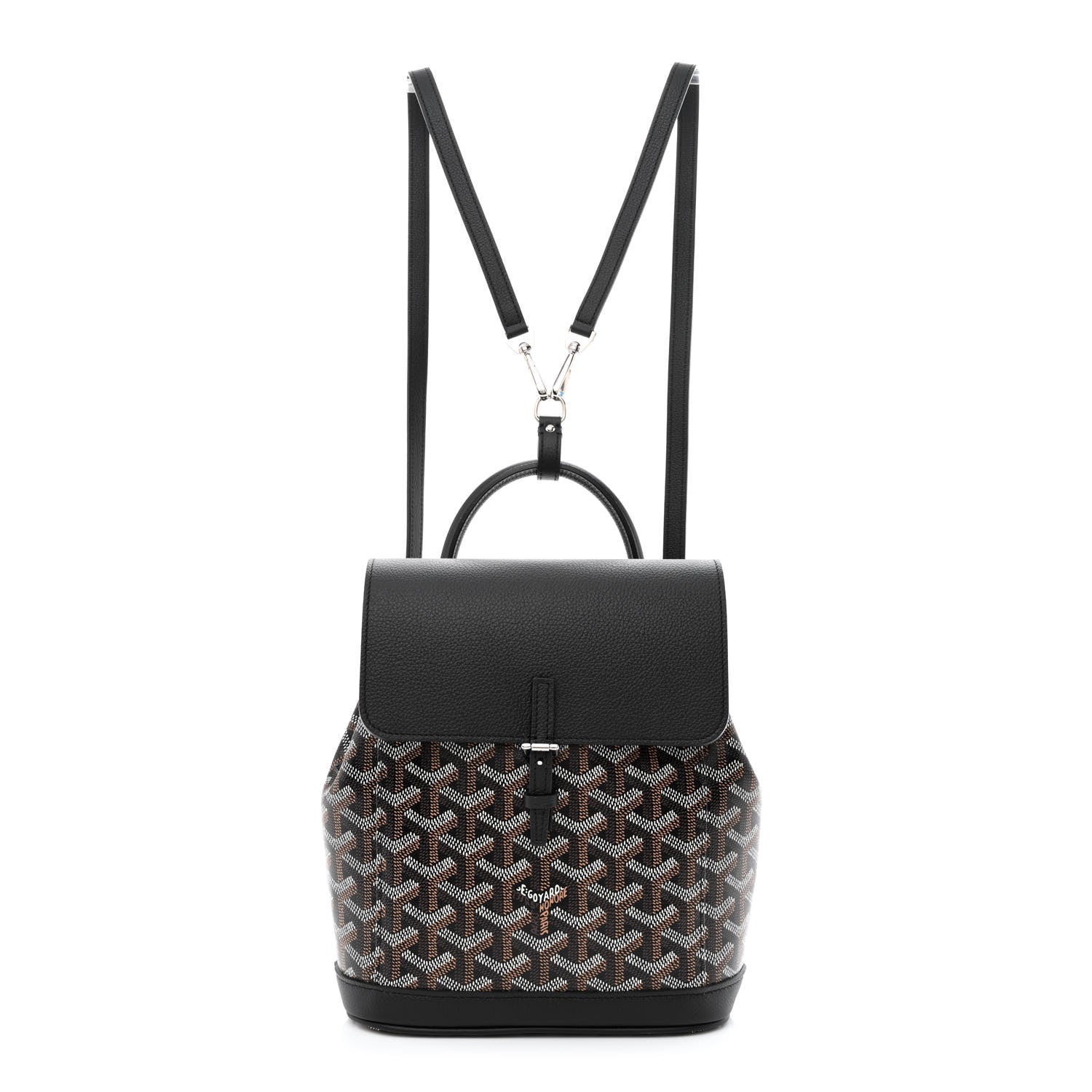 Goyard Goyardine Calfskin Mini Alpin Backpack Black 1 of 9