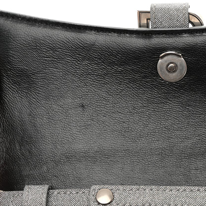 Balenciaga Glitter Fabric Hourglass Chain Bag Grey 11 of 14