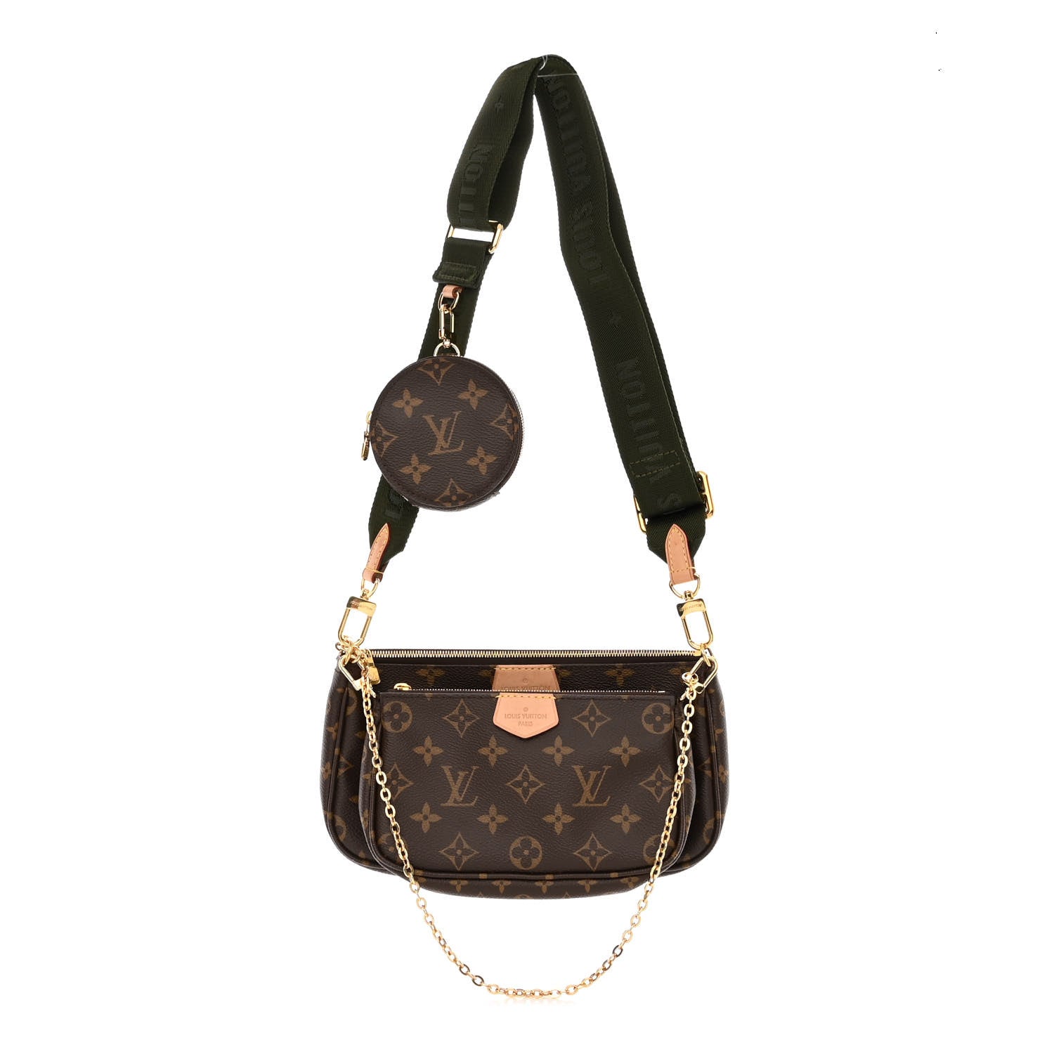 Louis Vuitton Monogram Multi Pochette Accessories Kaki 1 of 13