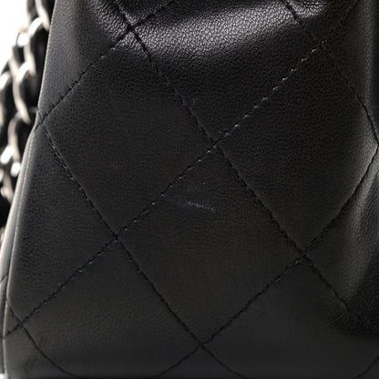 Chanel Lambskin Quilted Maxi Single Flap Black 8 of 11