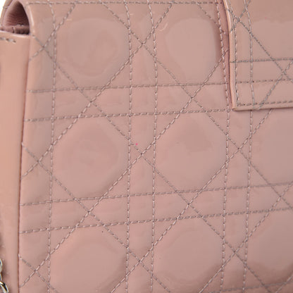 Christian Dior Patent Cannage New Lock Pouch Light Pink 9 of 14