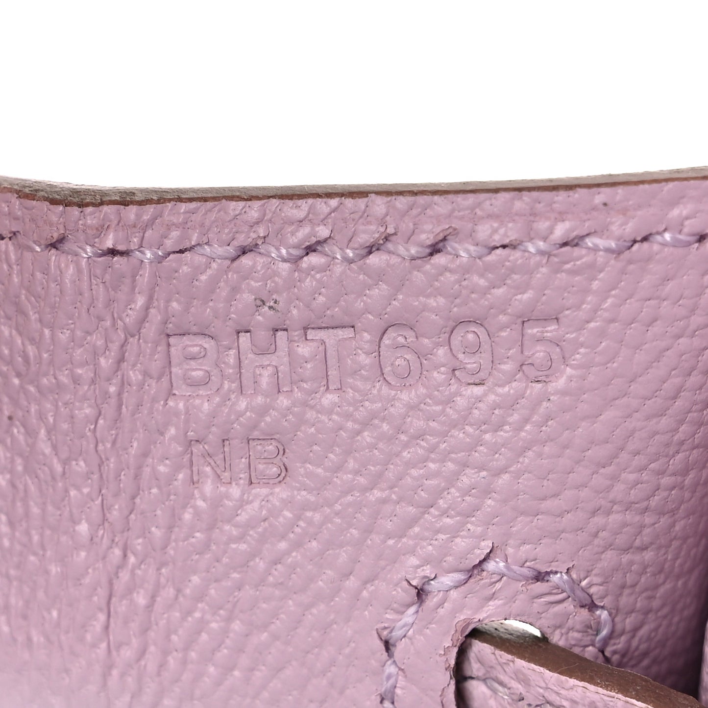 Epsom Birkin Sellier 25 Mauve Pale
