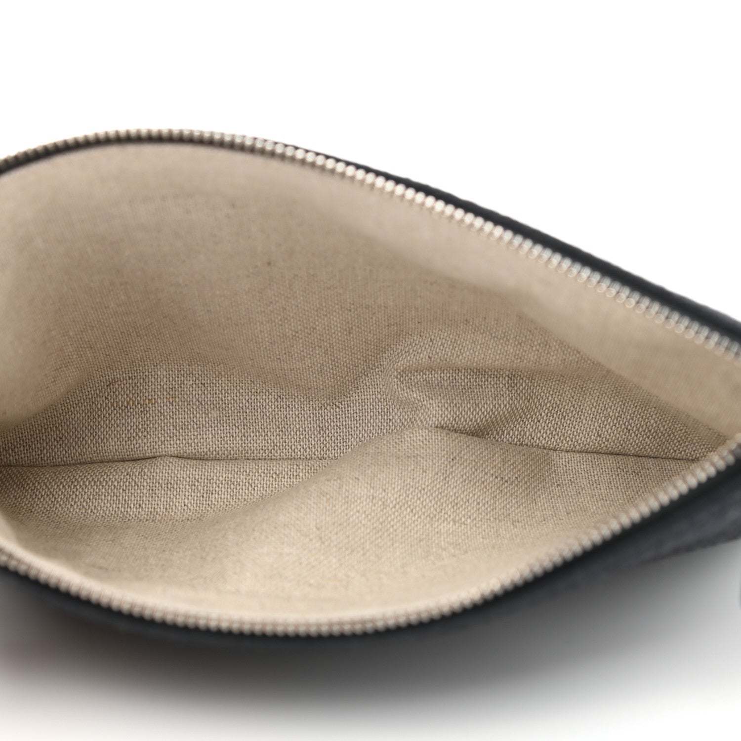 Chanel Canvas Small Deauville Pouch Black 5 of 6