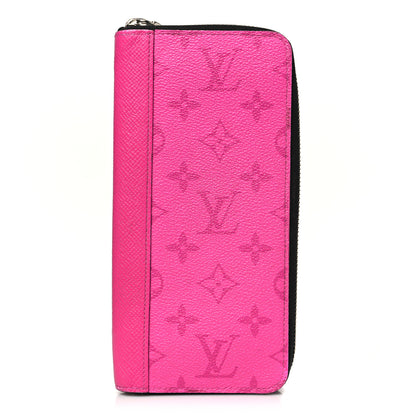 Louis Vuitton Taigarama Vertical Zippy Wallet Fuchsia 1 of 9