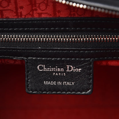 Christian Dior Lambskin Cannage Large Lady Dior Black 6 of 16
