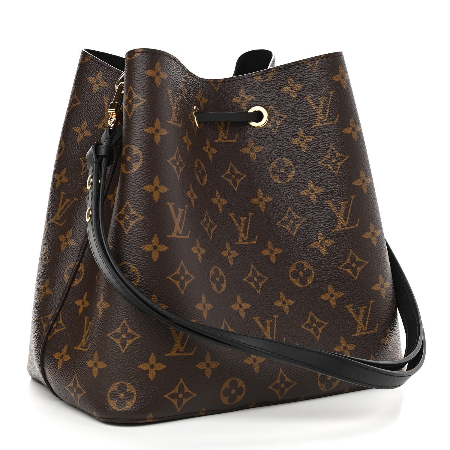 Louis Vuitton Monogram Neonoe MM Black 3 of 10
