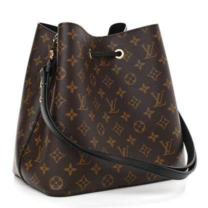 Louis Vuitton Monogram Neonoe MM Black 3 of 10